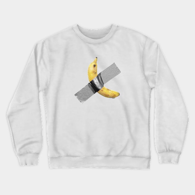 Duct Tape Banana Halftone [Rx-Tp] Crewneck Sweatshirt by Roufxis